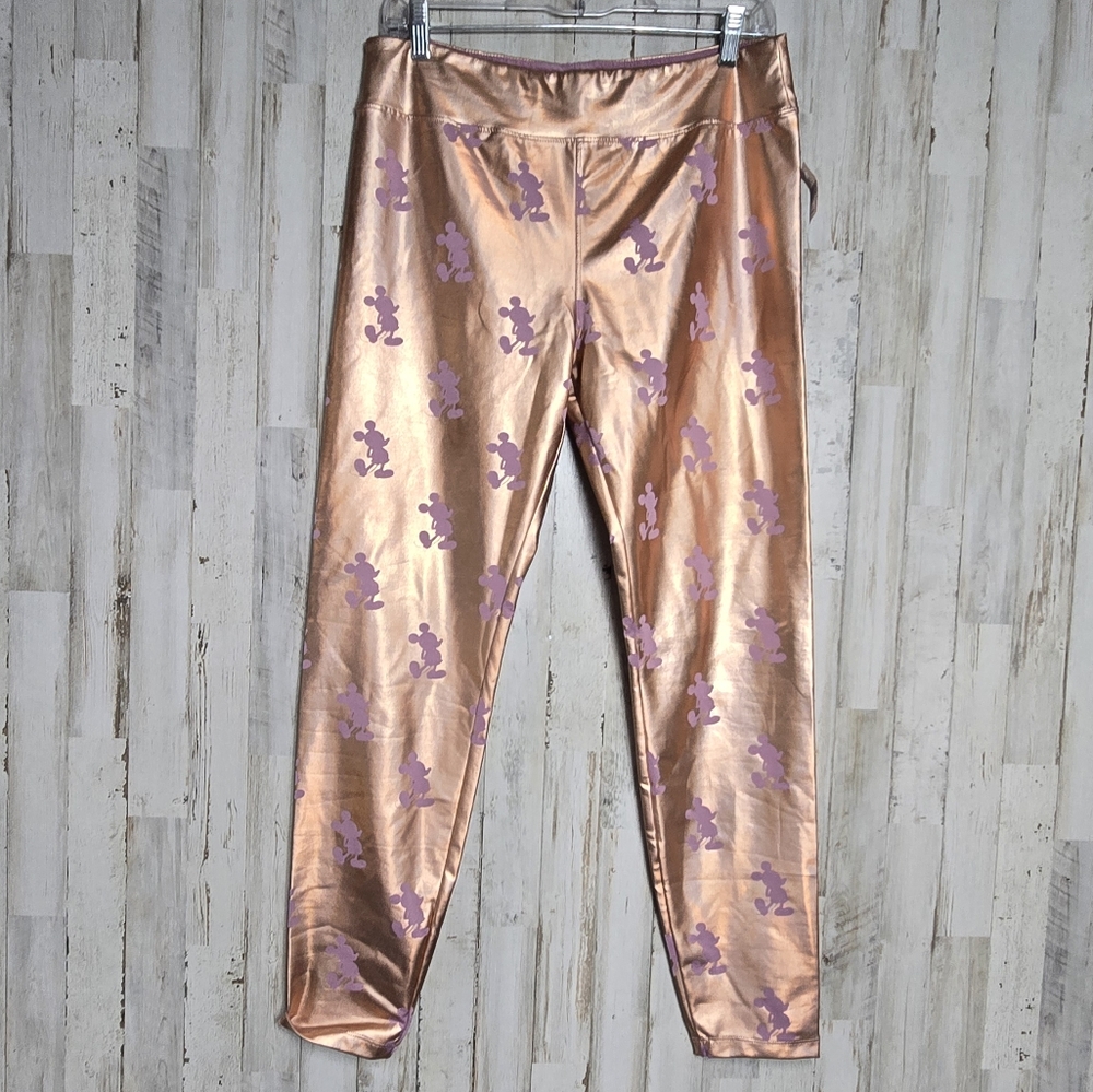 DISNEY Parks High Waisted Leggings Large Ankle Mickey Mouse NWT 🎁 GIFT
